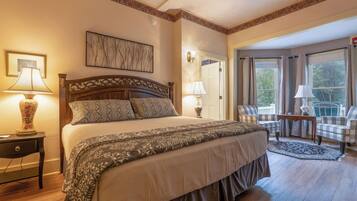 Chambre, cheminée (The Marlborough) | Fer et planche à repasser, lit parapluie, Wi-Fi gratuit, draps fournis