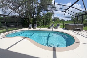 Outdoor pool - 4BR 3BA Home in Indian Creek by CV-2635 (Kissimmee)