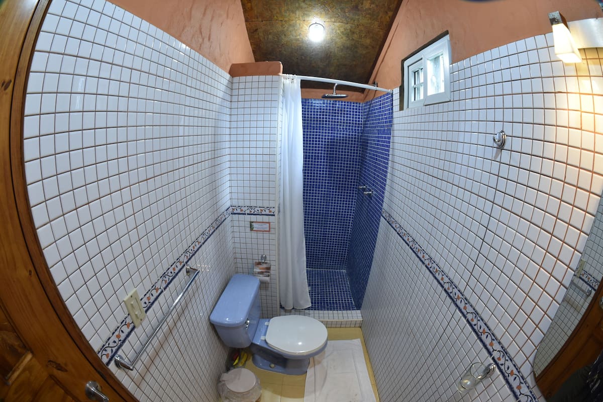 Deluxe Cabin, 1 Queen Bed, Non Smoking | Bathroom | Shower, rainfall showerhead, free toiletries, hair dryer