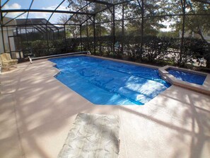 Outdoor pool - 4BR 3BA Home in Windsor Palms by CV-8112 (Kissimmee)
