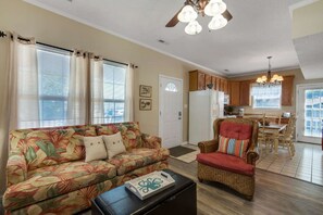 Apartment, Multiple Beds | Living room | TV