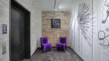 Interior entrance