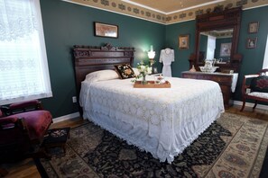The Josephine Room | Pillowtop beds, individually decorated, individually furnished - The Victorian Lady (Jenks)