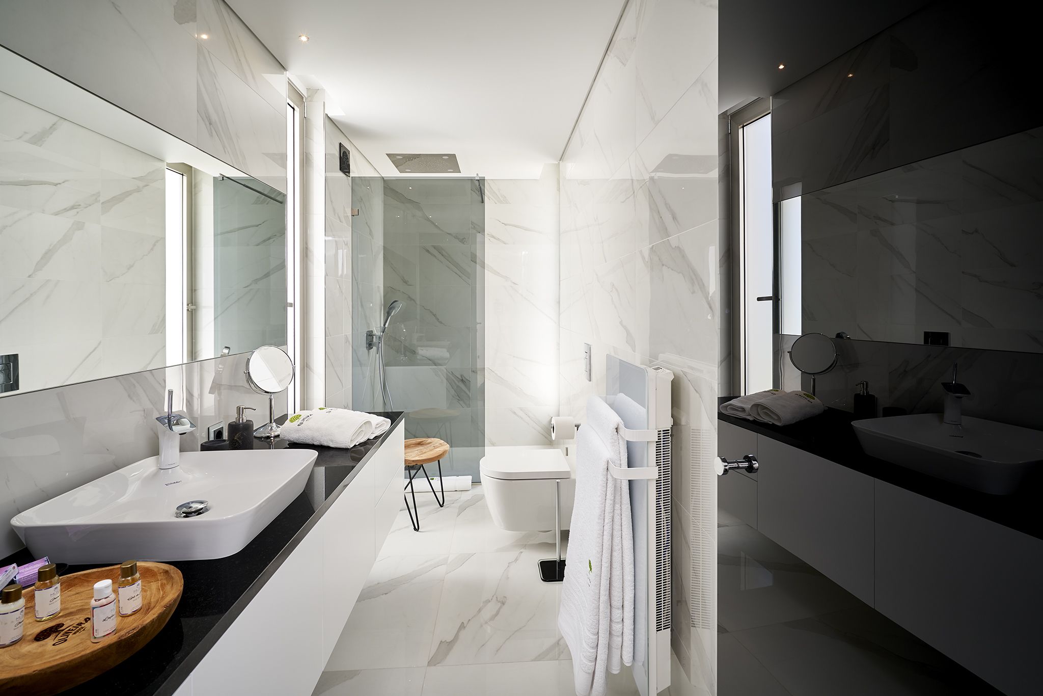 Villa Design - 4 sovrum - privat pool | Badrum | Gratis toalettartiklar, hårtork, badrock och bidé