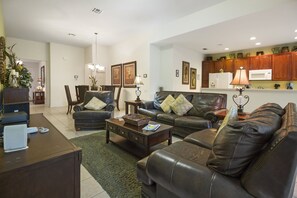 Smart TV, video games, DVD player, stereo