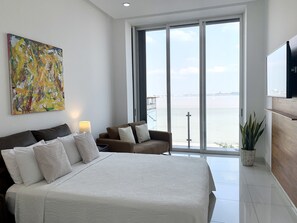 Habitación doble estándar | Sábanas de algodón egipcio, ropa de cama de alta calidad y edredón