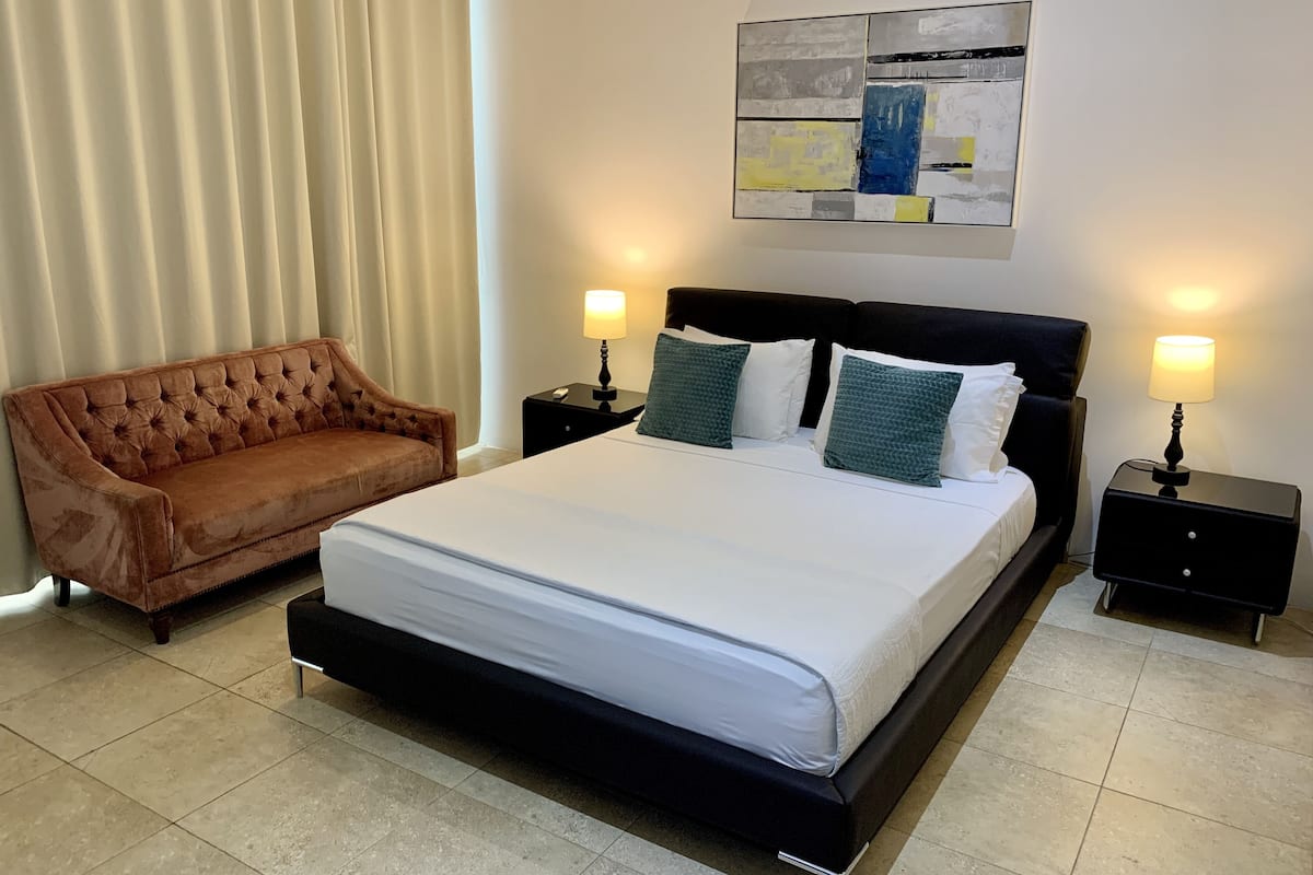 Comfort suite, 1 queensize bed | Lakens van Egyptisch katoen, luxe beddengoed, donsdekens