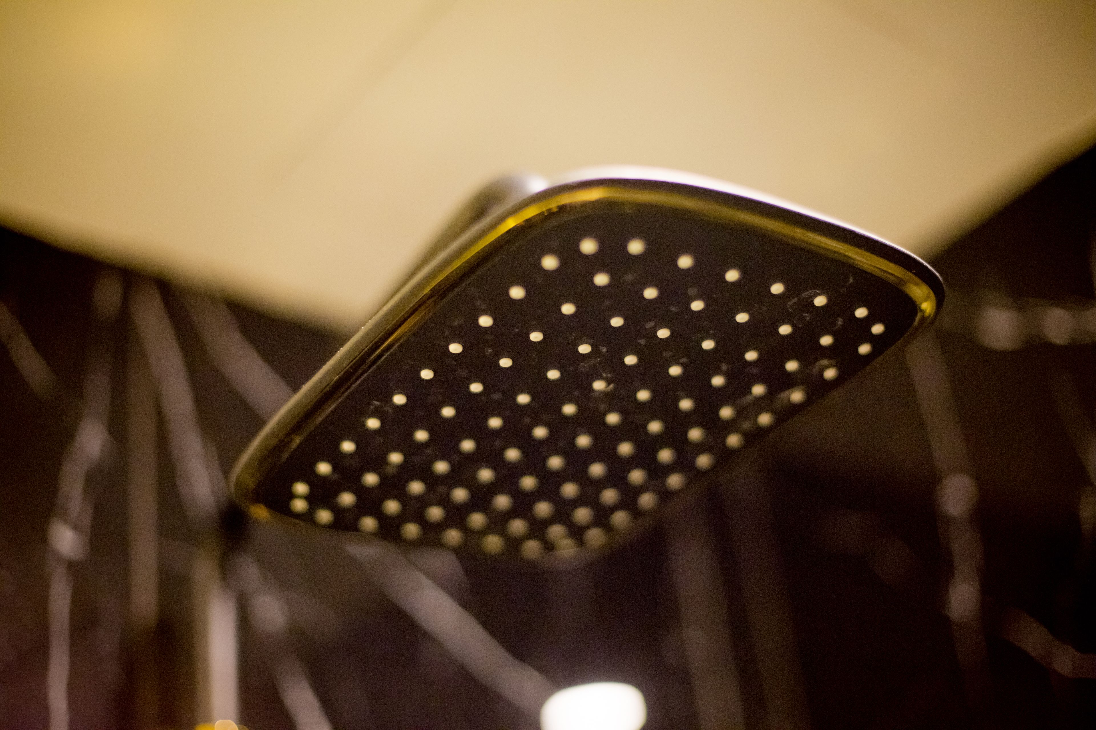 shower, rainfall showerhead, free toiletries, hair dryer