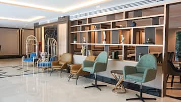 Sitteområde i lobbyen