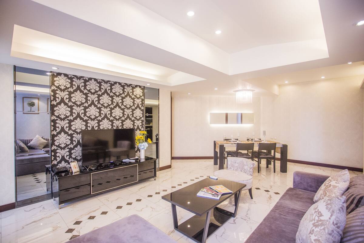 Executive-Apartment, 2 Schlafzimmer | Wohnbereich