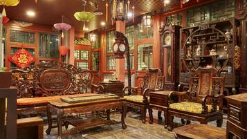 Sala de estar en el lobby