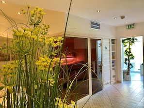 Sauna, bain à remous