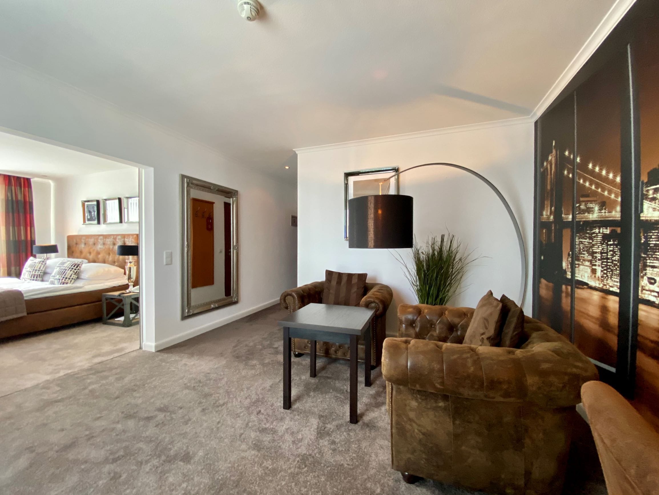 comfort double room | living area | led tv