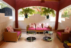 Zona de estar del vestíbulo