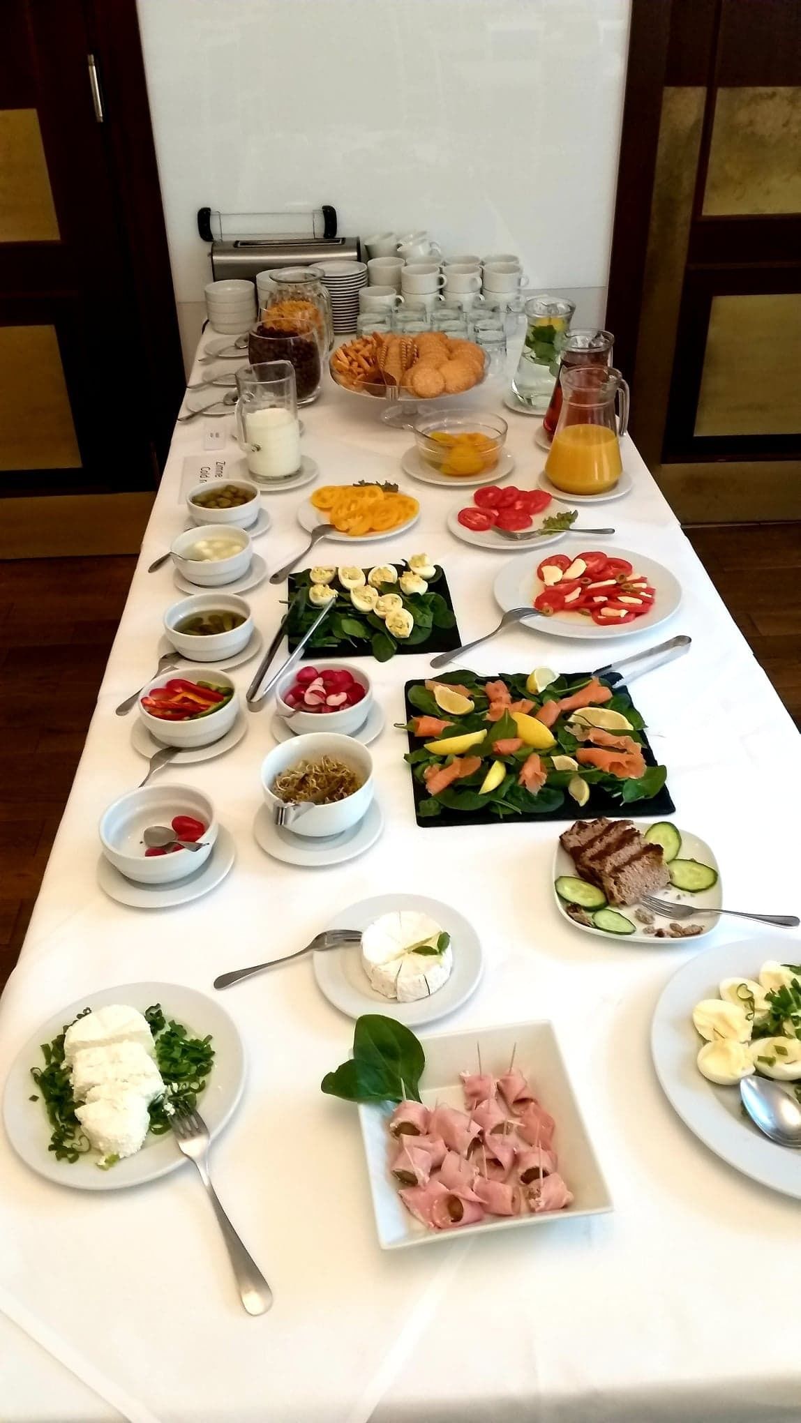 Frokostbuffé er inkludert hver dag