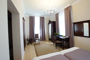 In-room safe, desk, blackout curtains, iron/ironing board