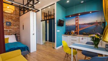 Apartment, Courtyard View, Tower (San Francisco) | Private kitchenette | Fridge, stovetop, dishwasher, espresso maker