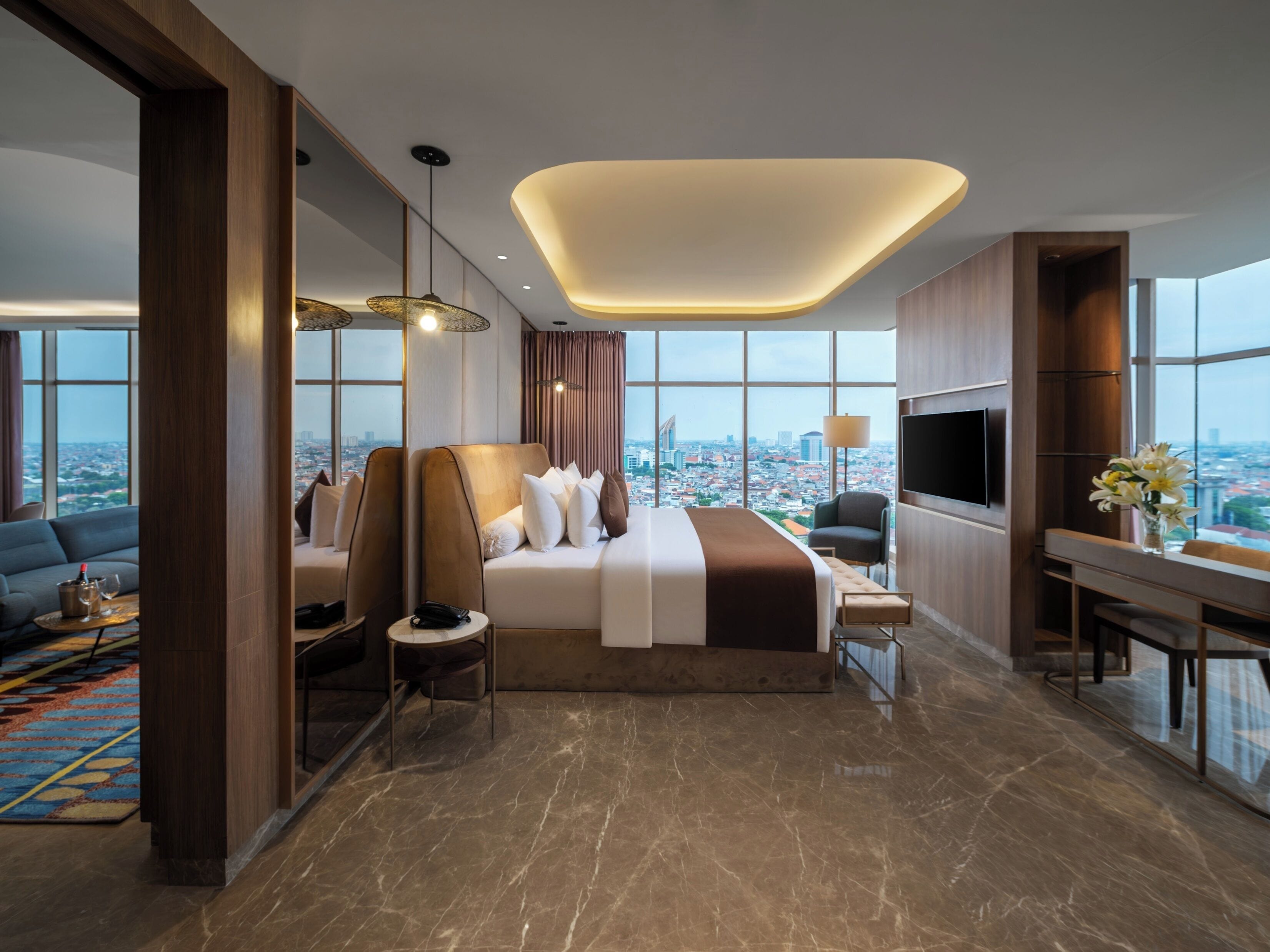 Habitación Grand, 1 habitación, para no fumadores, vista a la ciudad | Ropa de cama de alta calidad y minibar 