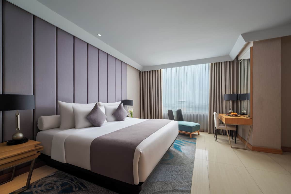 Deluxe King Bed Non Smoking | Ropa de cama de alta calidad y minibar