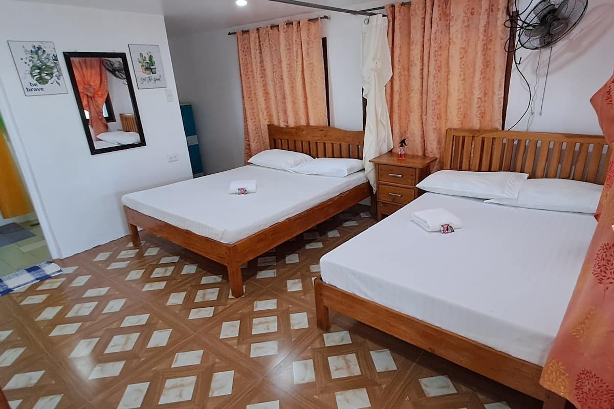 Cabane Familiale, 1 chambre, non-fumeurs, vue plage | Draps en coton égyptien, literie de qualité supérieure