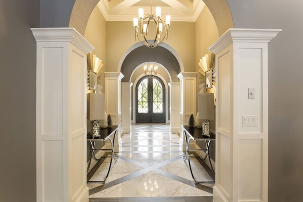 Family Villa, Multiple Bedrooms, Hot Tub, Garden Area | Interior entrance