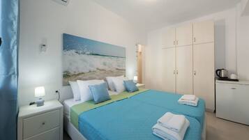 Kamar Twin, pemandangan laut | Kedap suara, Wi-Fi gratis, dan seprai linen