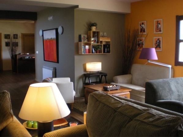 Sala de estar en el lobby