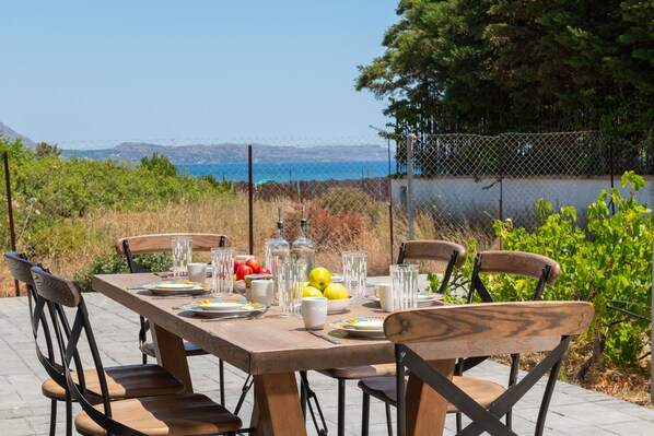 Villa | Terrace/patio - Kiotari Bliss Villa (Rhodes)