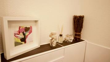 Apartment, 2 Bedrooms, Balcony (incl 90€ cleaning and 12€ service fee) | Bathroom | Shower, hair dryer