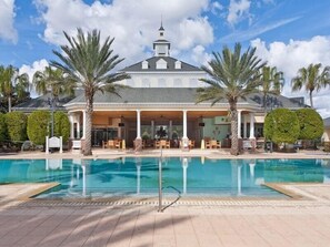 8 outdoor pools, pool umbrellas, pool loungers - Ov3727 - Reunion Resort - 3 Bed 2 Baths Villa (Kissimmee)