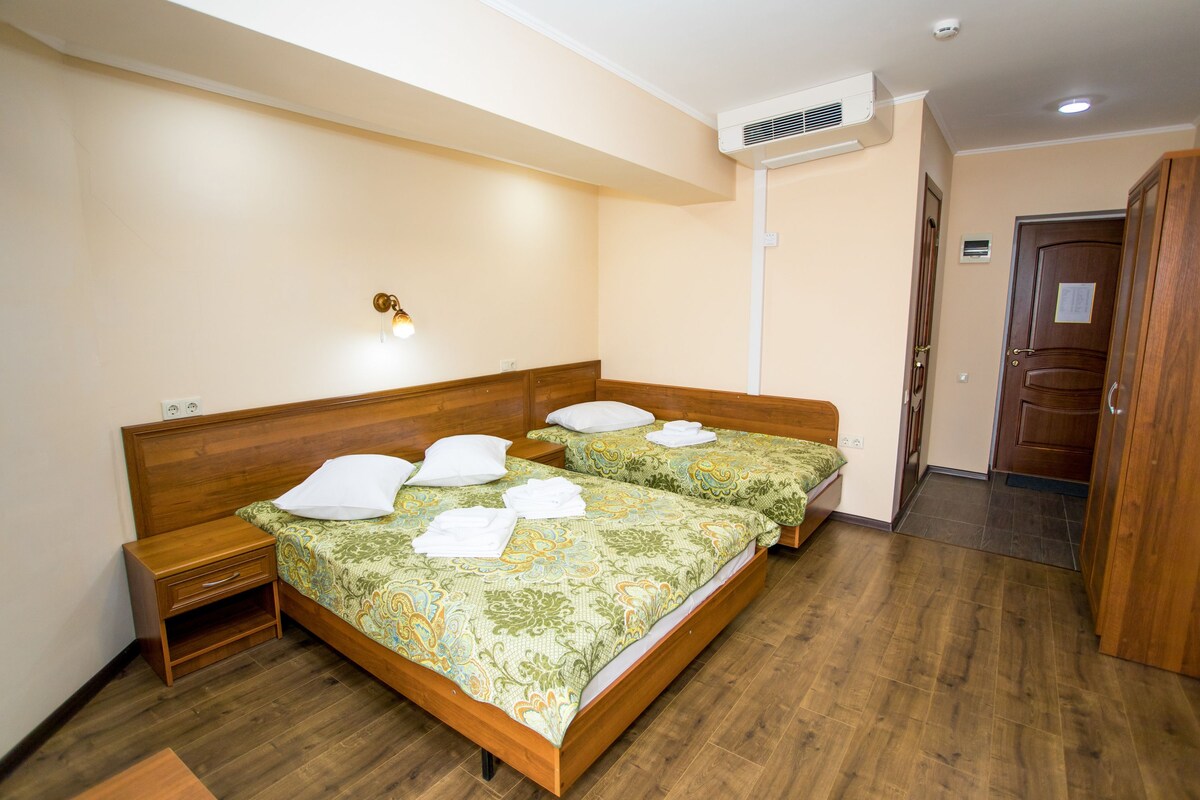 Standard Triple Room | 1 bedroom, desk, blackout drapes, iron/ironing board (on request)