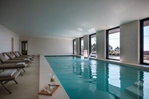 Indoor pool, outdoor pool