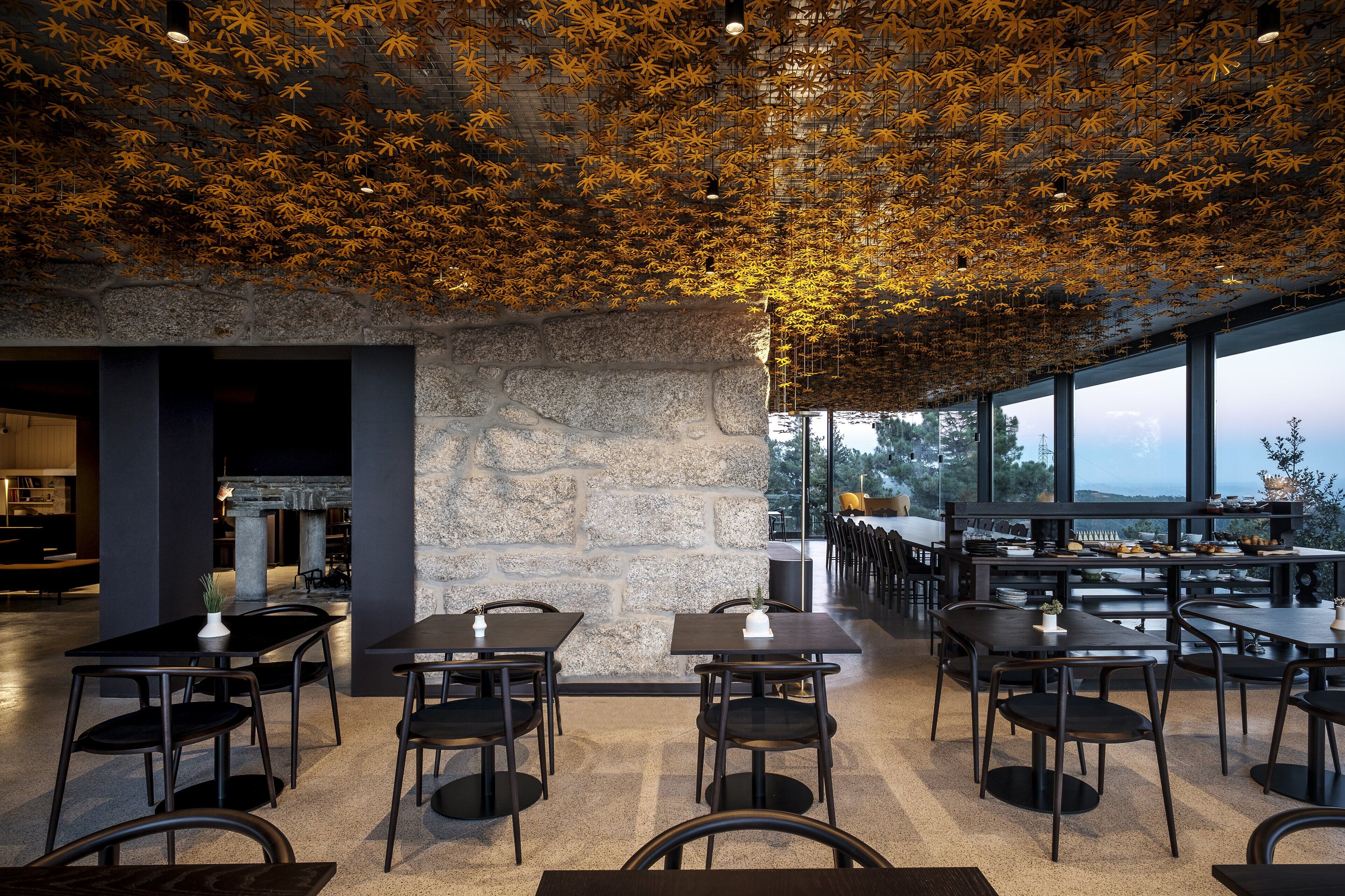 breakfast, lunch and dinner served