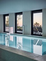 Indoor pool, outdoor pool