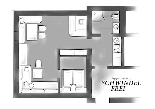 Apartment Schwindelfrei - Naturel Hoteldorf SCHÖNLEITN