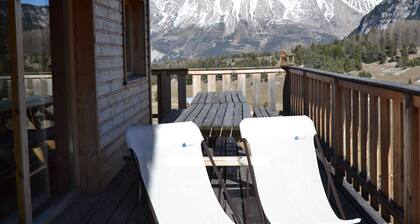 Chalet 3 * cozy decorative neat fireplace 300M of the slopes 12per WIFI