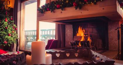 Chalet 3 * gemĂŒtlich, ordentlich eingerichtet, Kamin 300 m von den Pisten, 12 per WIFI