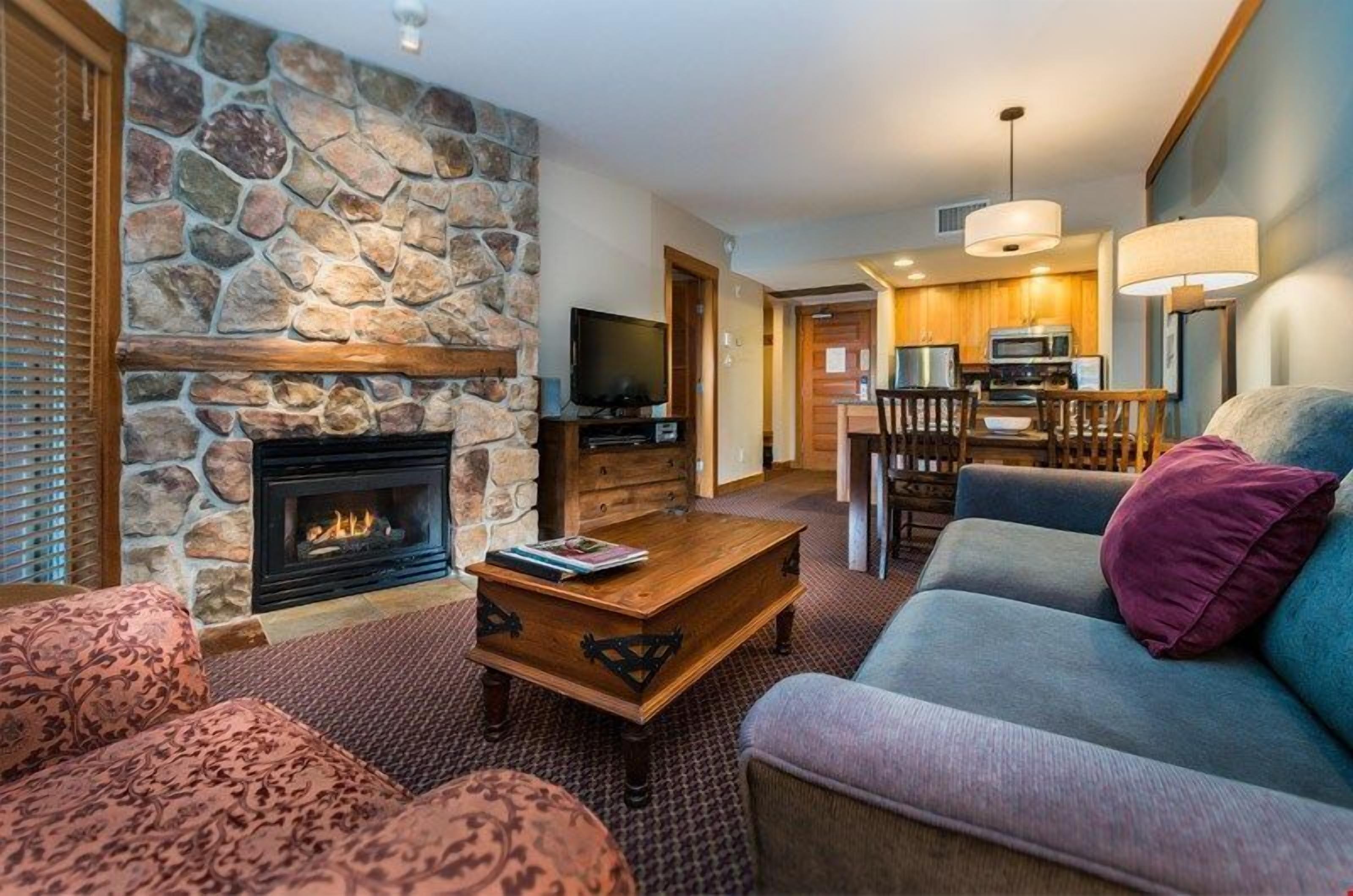 TV, fireplace, DVD player