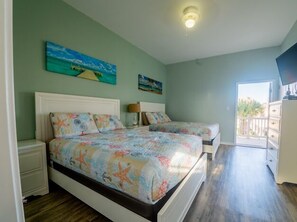 2 habitaciones, tabla de planchar con plancha, cuna de viaje y wifi 