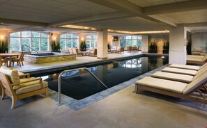 Indoor pool, a heated pool