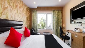 Premium-Zweibettzimmer | 1 Schlafzimmer, hochwertige Bettwaren, Schreibtisch