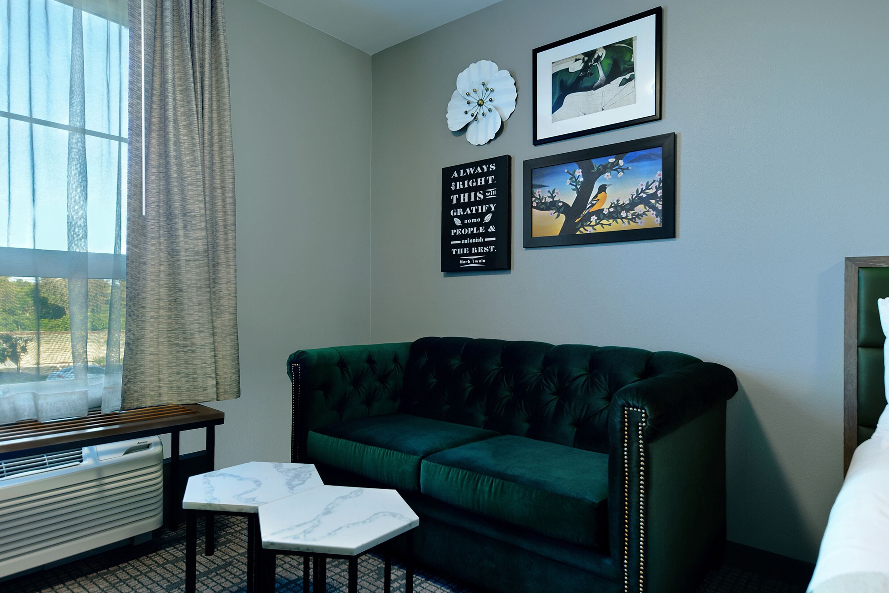 2 queen suite walk-in shower | 1 bedroom, premium bedding, in-room safe, desk