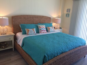 2 bedrooms, desk, iron/ironing board, travel crib