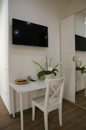 Quarto quádruplo superior, sacada | Comodidades do quarto