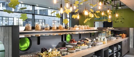 Daily buffet breakfast (EUR 15 per person)