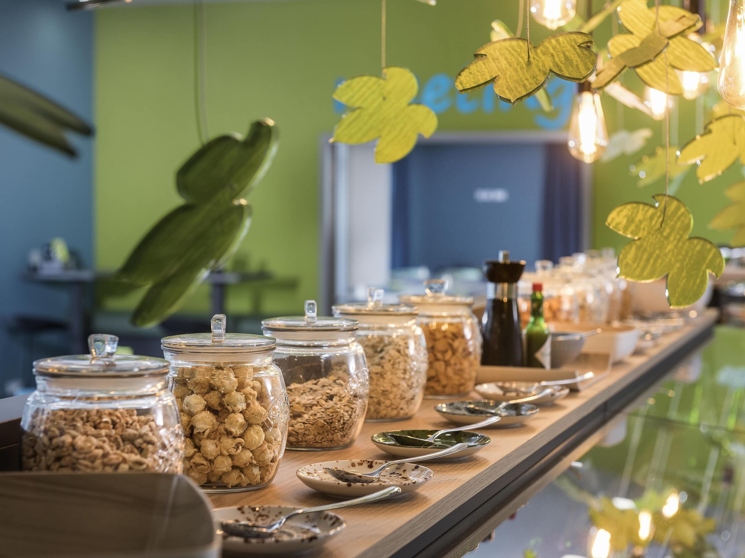 daily buffet breakfast (eur 15 per person)