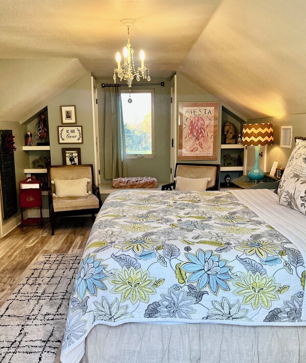 1 soverom, strykejern/-brett, wi-fi (inkludert) og sengetøy