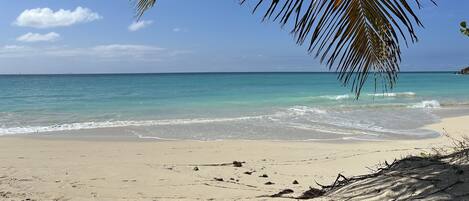 Beach nearby, sun-loungers