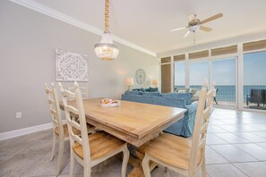 Dining - Lazy River Life – Oceanview 3 BR 3 BA Phoenix Orange Beach 604 (Orange Beach)
