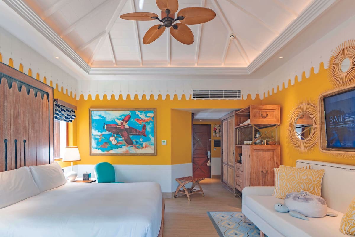 Premium bedding, minibar, in-room safe, desk